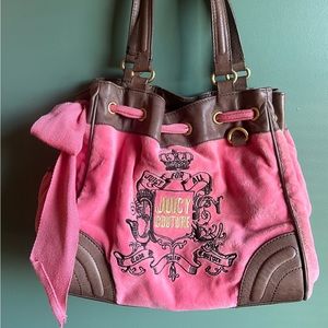 Juicy Couture RARE Vintage Daydreamer Bag in Coral Pink